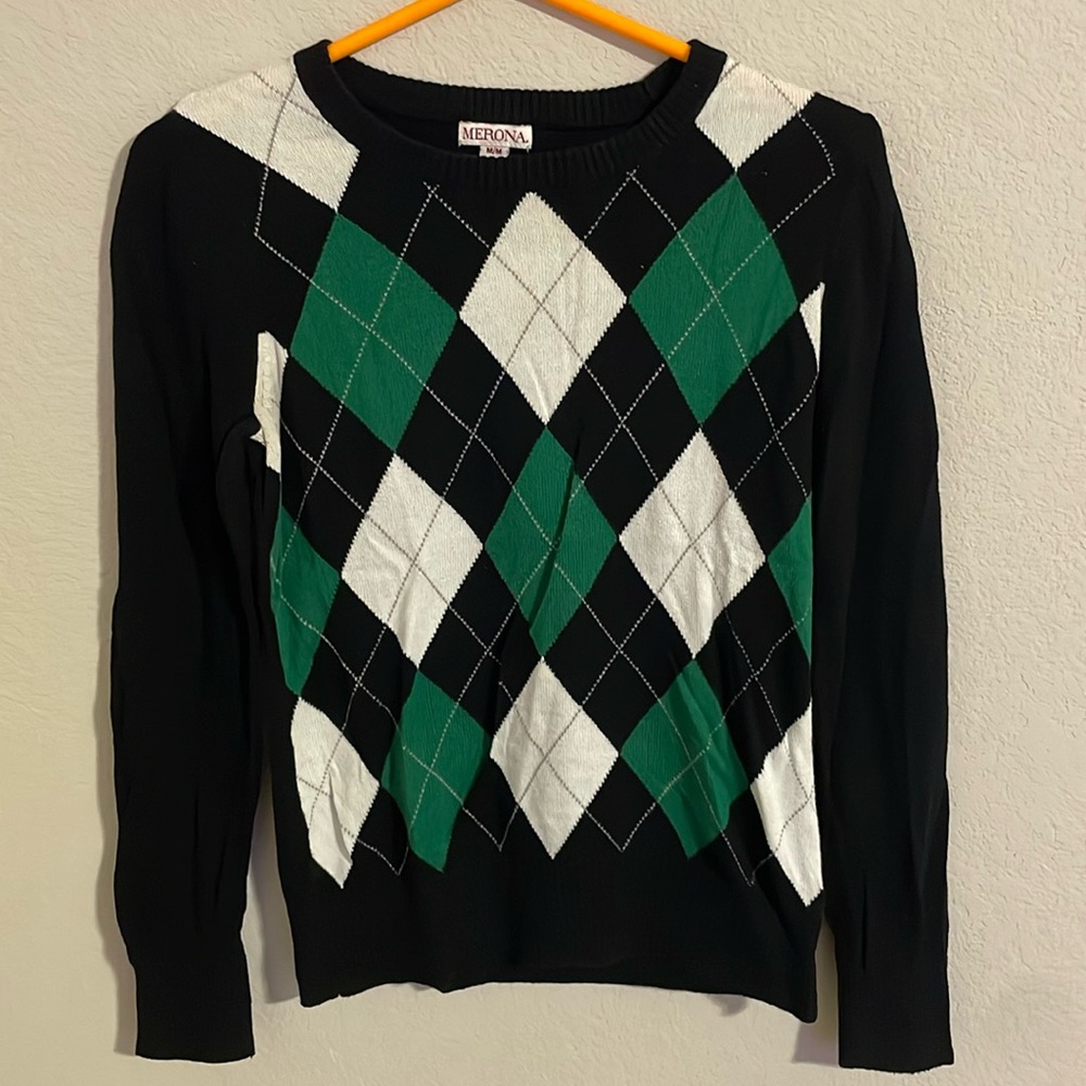 Merona argyle sweater